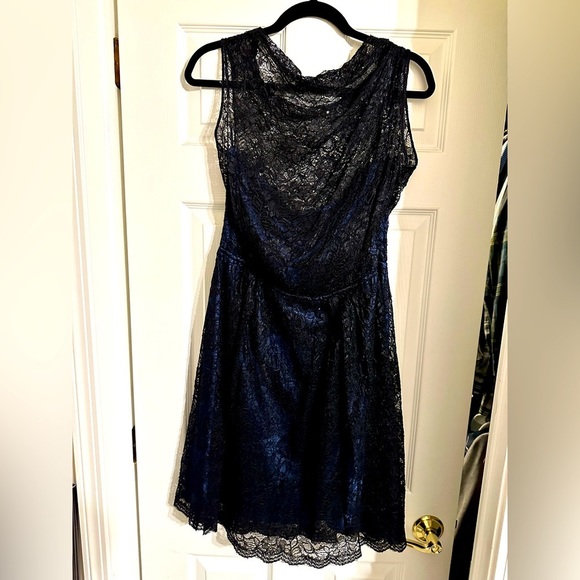 The Limited black Lace with dark Blue slip attached - Picture 1 of 3